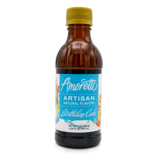 Amoretti’s Natural Birthday Cake Artisan offers a comforting escape to childhood with the nostalgic flavor of vanilla birthday cake.