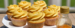 Passion Fruit Cupcakes by Zainab Illyas