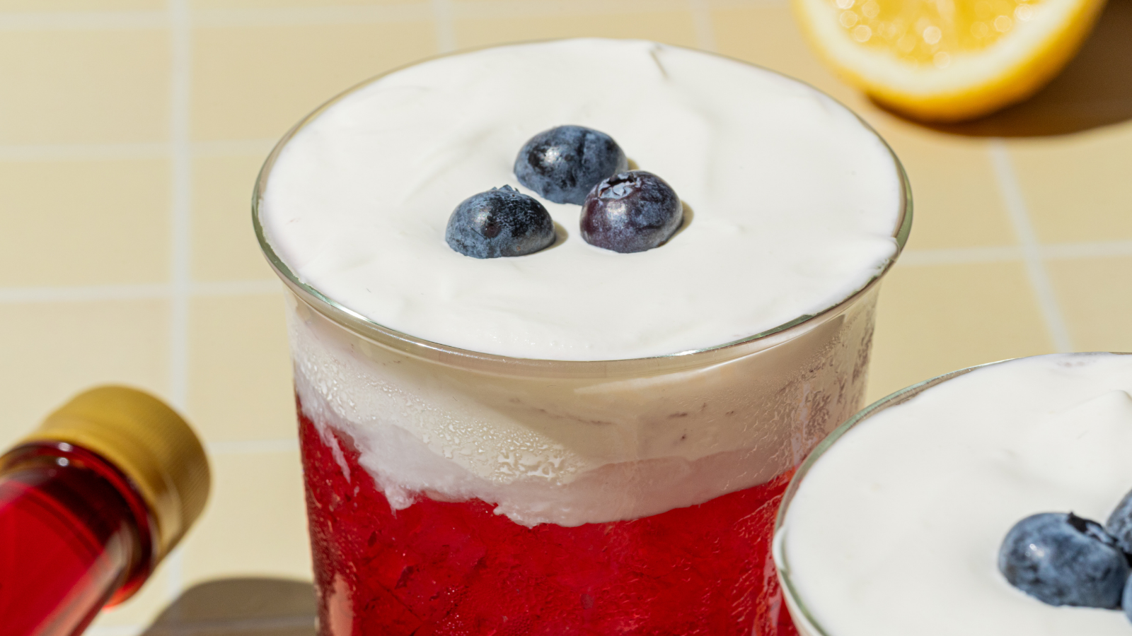 Blueberry Yuzu Dirty Soda