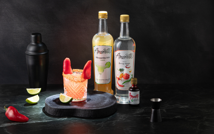 Red Devil Spicy Margarita — Amoretti