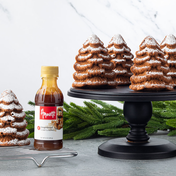 Gingerbread Tree Cakes