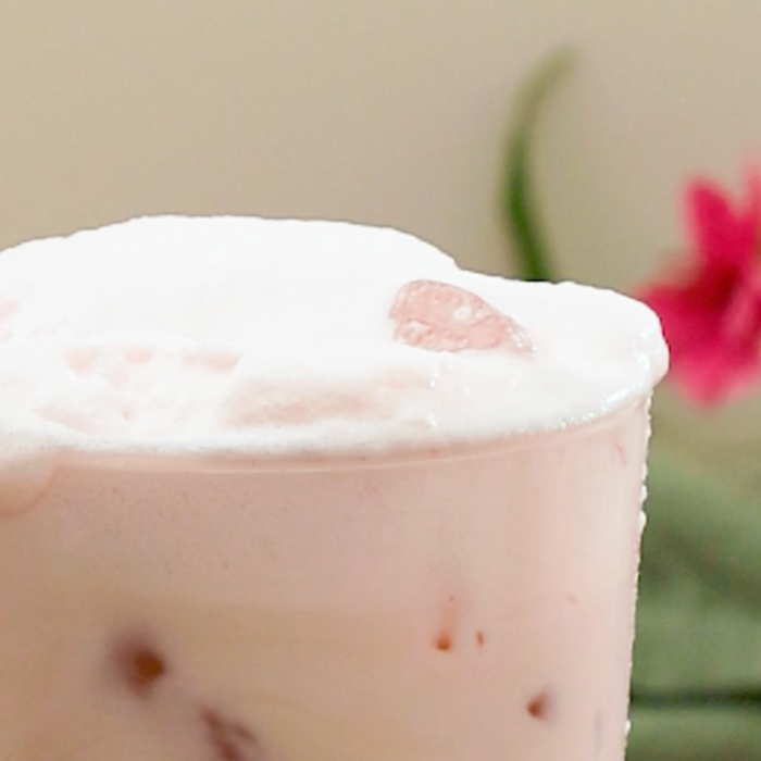 Homemade Iced Cherry Chai