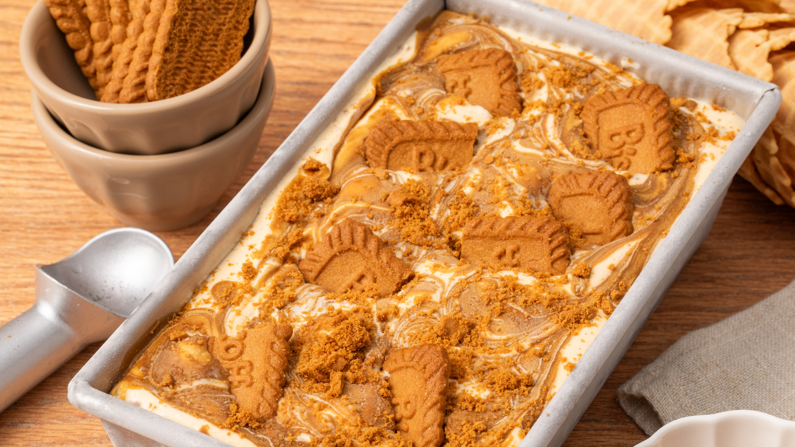 Pumpkin Spice Cookie Butter Ice Cream