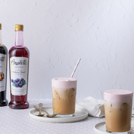 Blueberry French Toast Iced Latte