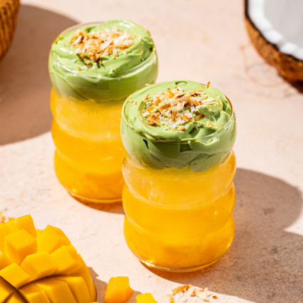 Mango Coconut Cloud Matcha