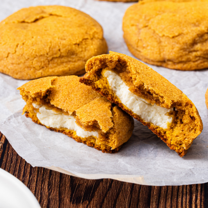 Pumpkin Cheesecake Cookies