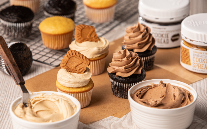 How to Flavor Buttercream with Amoretti® Cookie Spreads