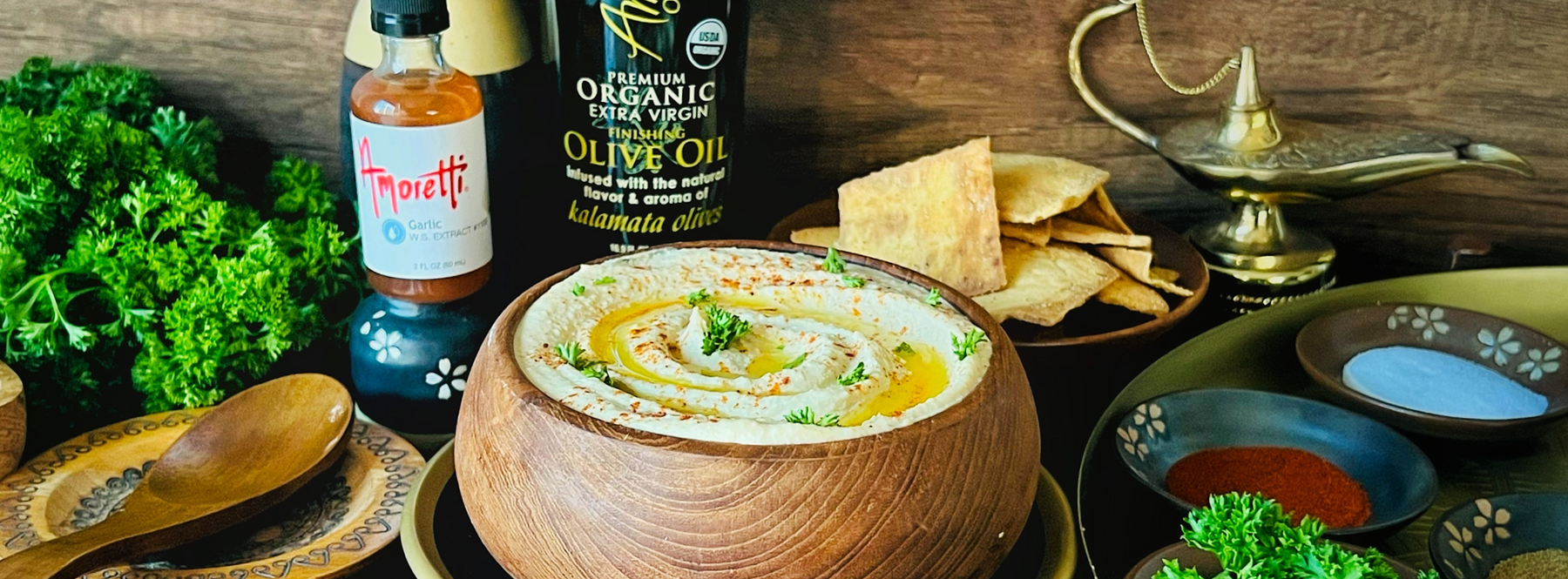 Garlic Hummus Dip