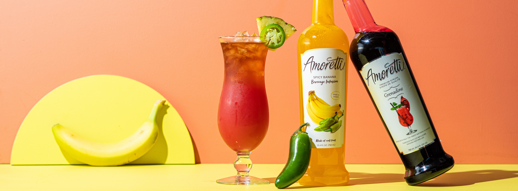 Spicy Banana Rum Punch — Amoretti