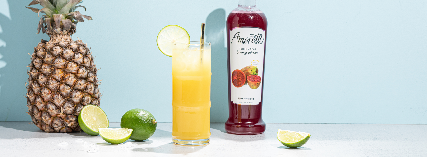 Prickly Pear and Pineapple Fresca