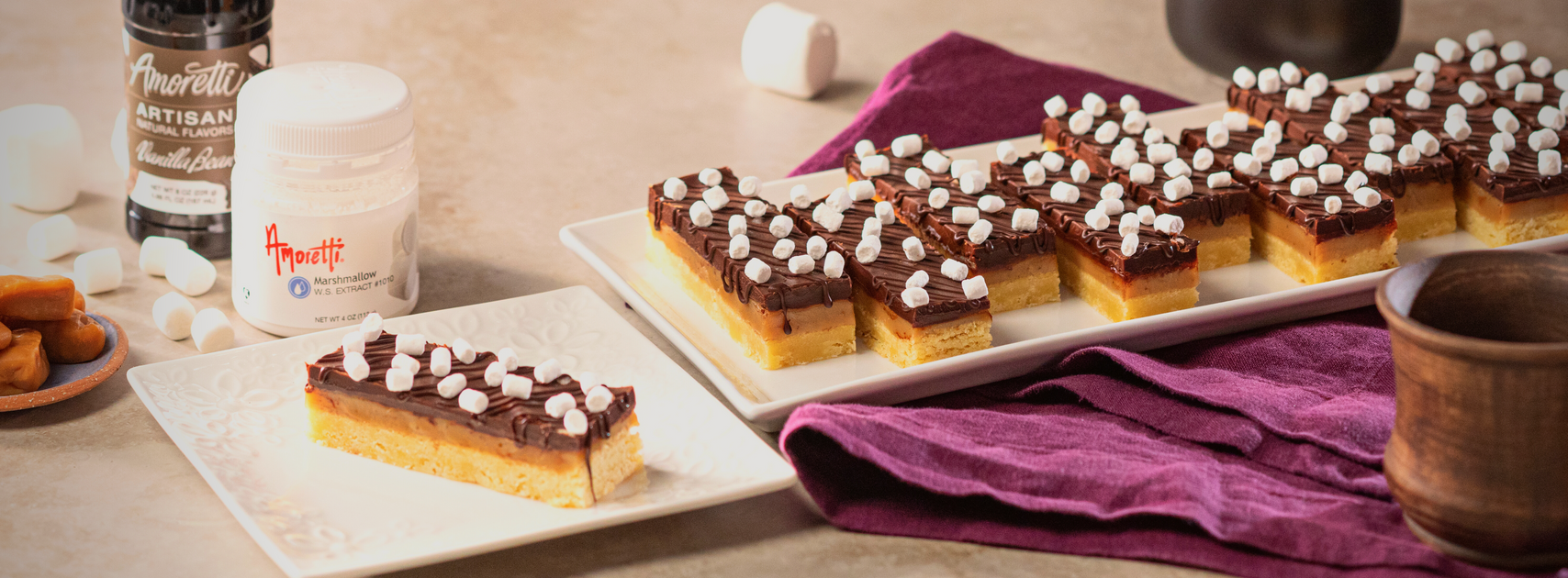 Marshmallow Millionaire's Short Bread — Amoretti