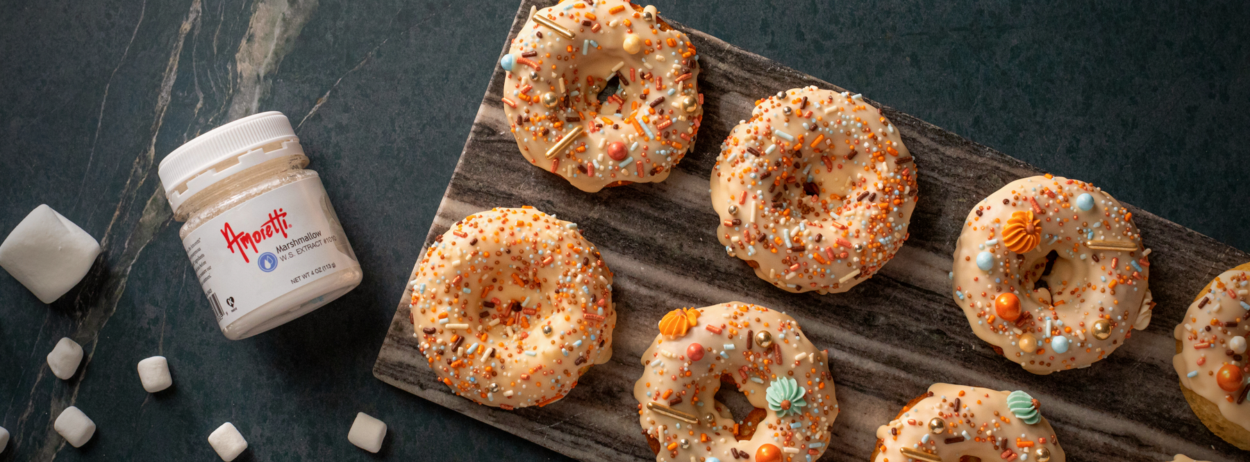 Marshmallow Cake Donuts