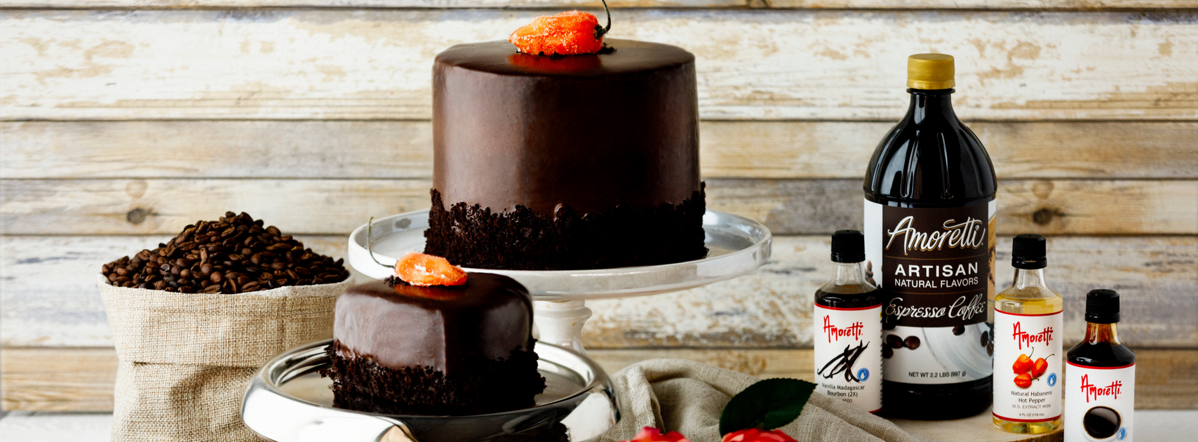 Spicy Mocha Layered Cake by Nicole Derseweh — Amoretti