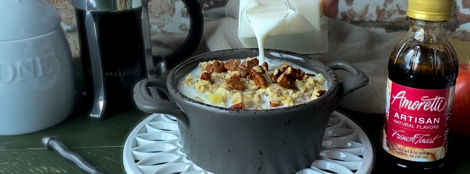 French Toast "Baked" Oatmeal