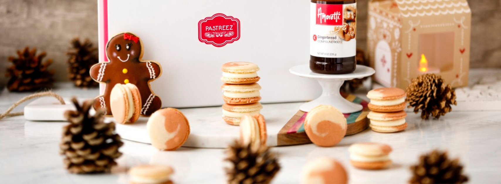 Gingerbread Macarons by Pastreez — Amoretti