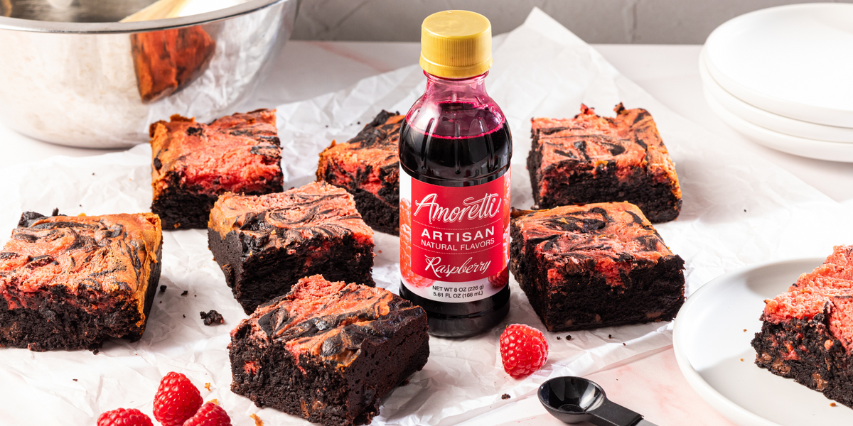 Raspberry Cheesecake Brownies — Amoretti