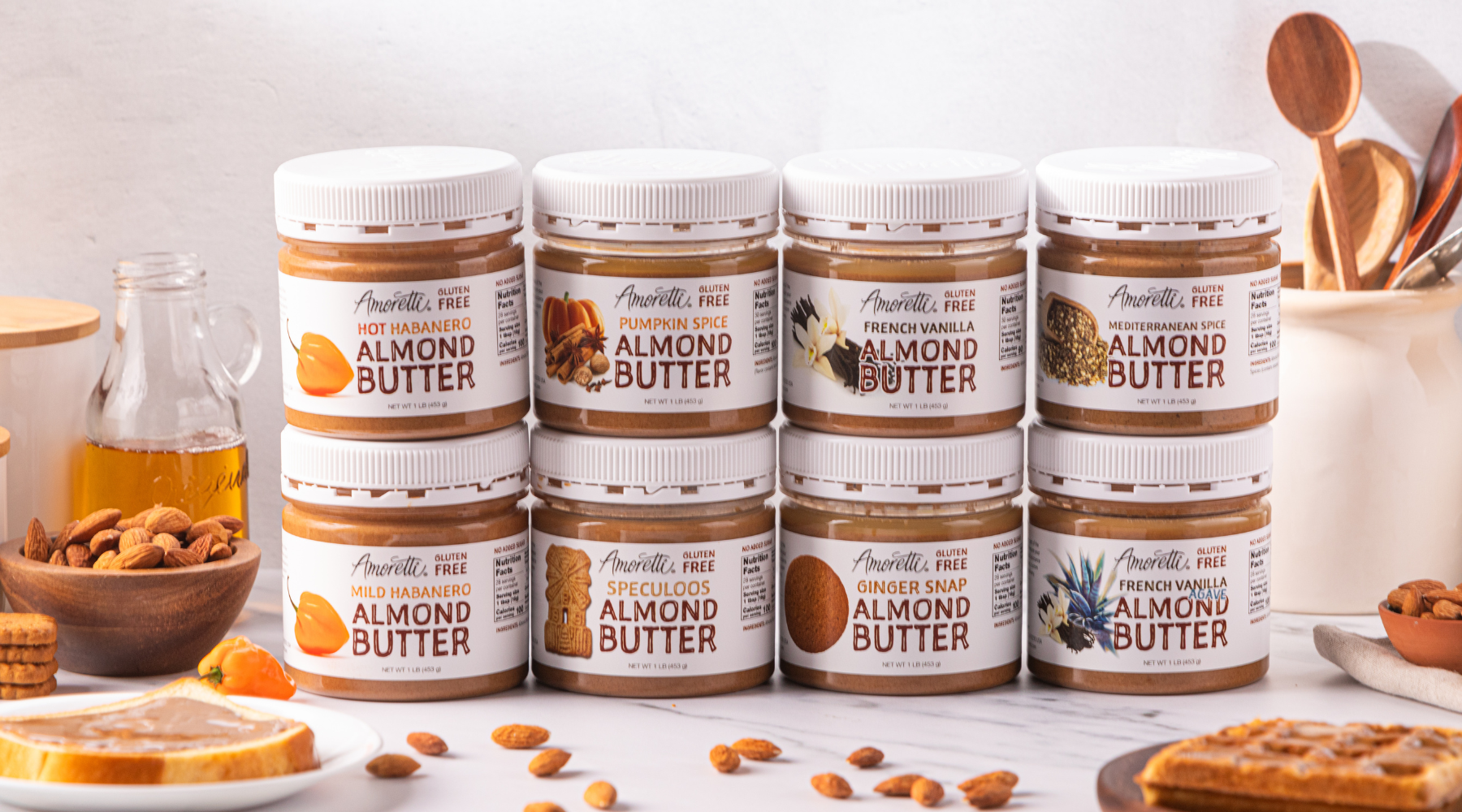 Introducting Amoretti Almond Butters!