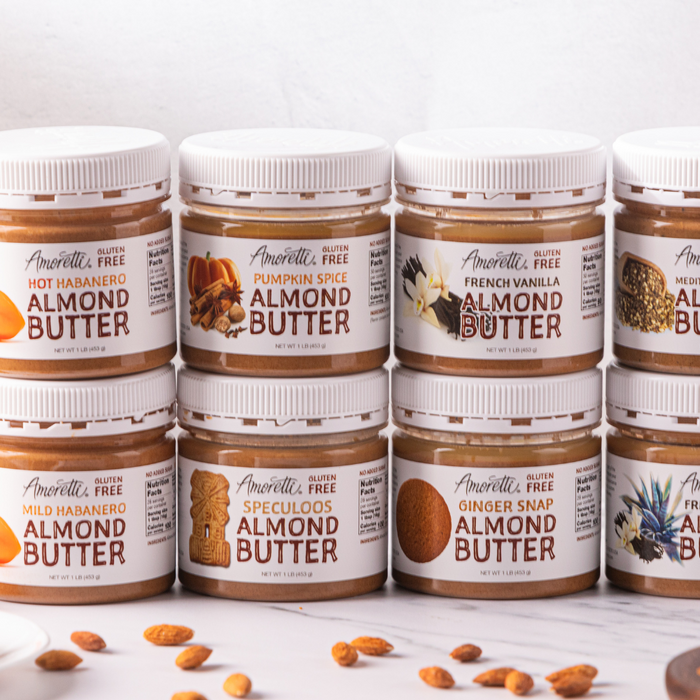 Introducting Amoretti Almond Butters!