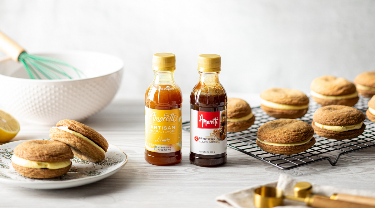 Lemon Gingerbread Sandwhich Cookies — Amoretti