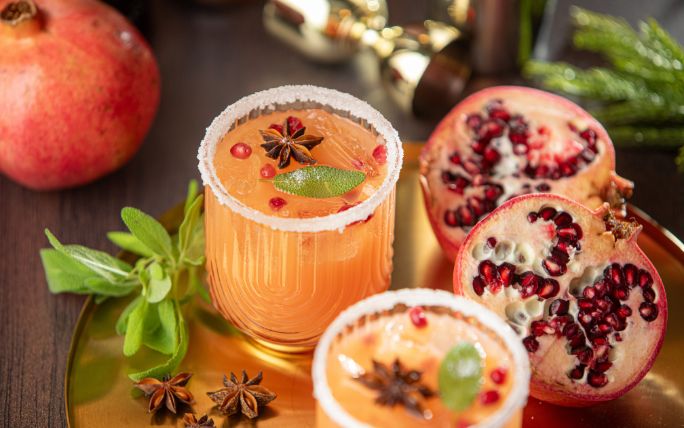 Brown Sugar-Ginger Fall Paloma