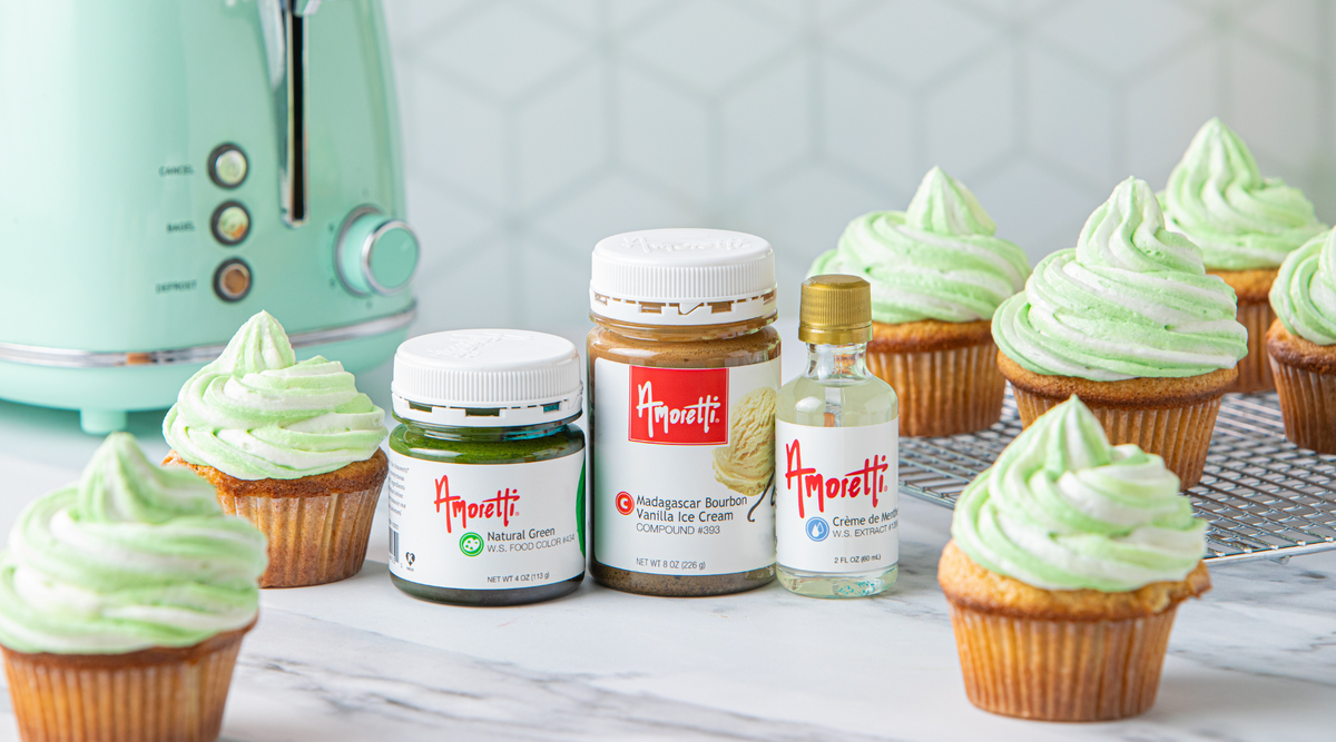 How to make Creme De Menthe Cupcakes — Amoretti