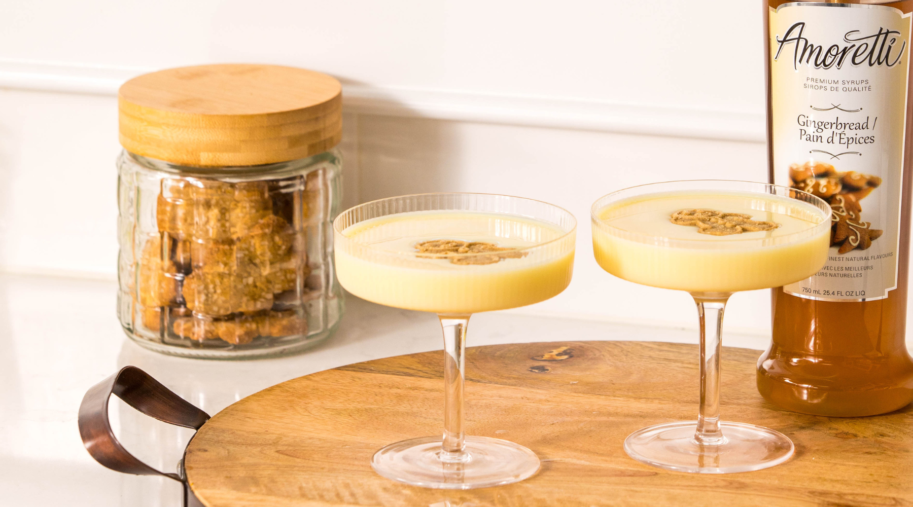 Gingerbread Citrus Martini