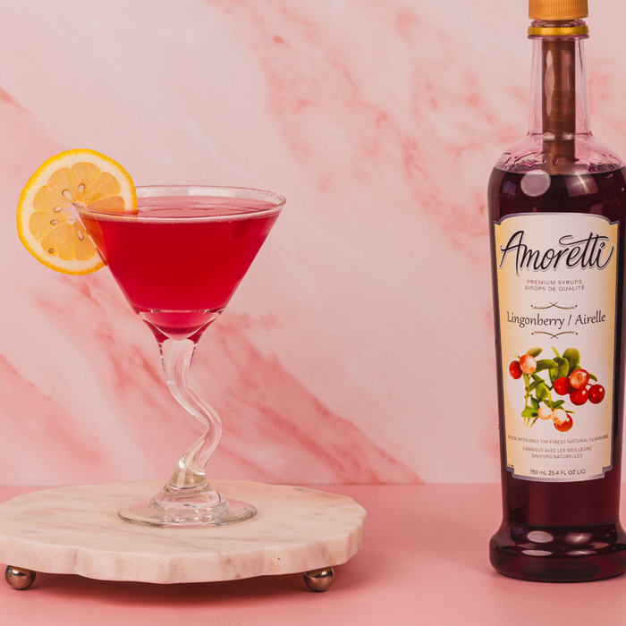 Sparkling Lingonberry Cosmo