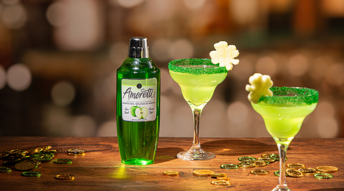 Best St. Patrick's Day Cocktail: The Shamrockarita | Amoretti