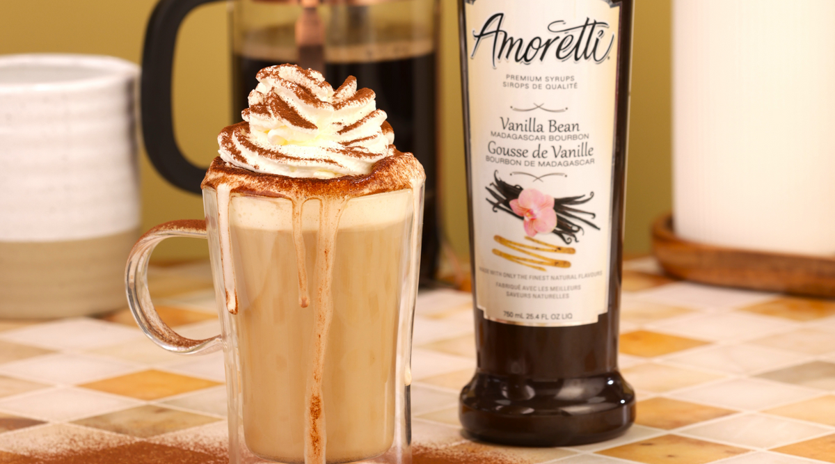 Vanilla Bean French Press Coffee — Amoretti
