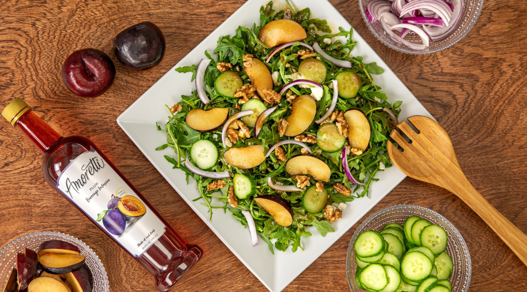 Arugula Plum Salad