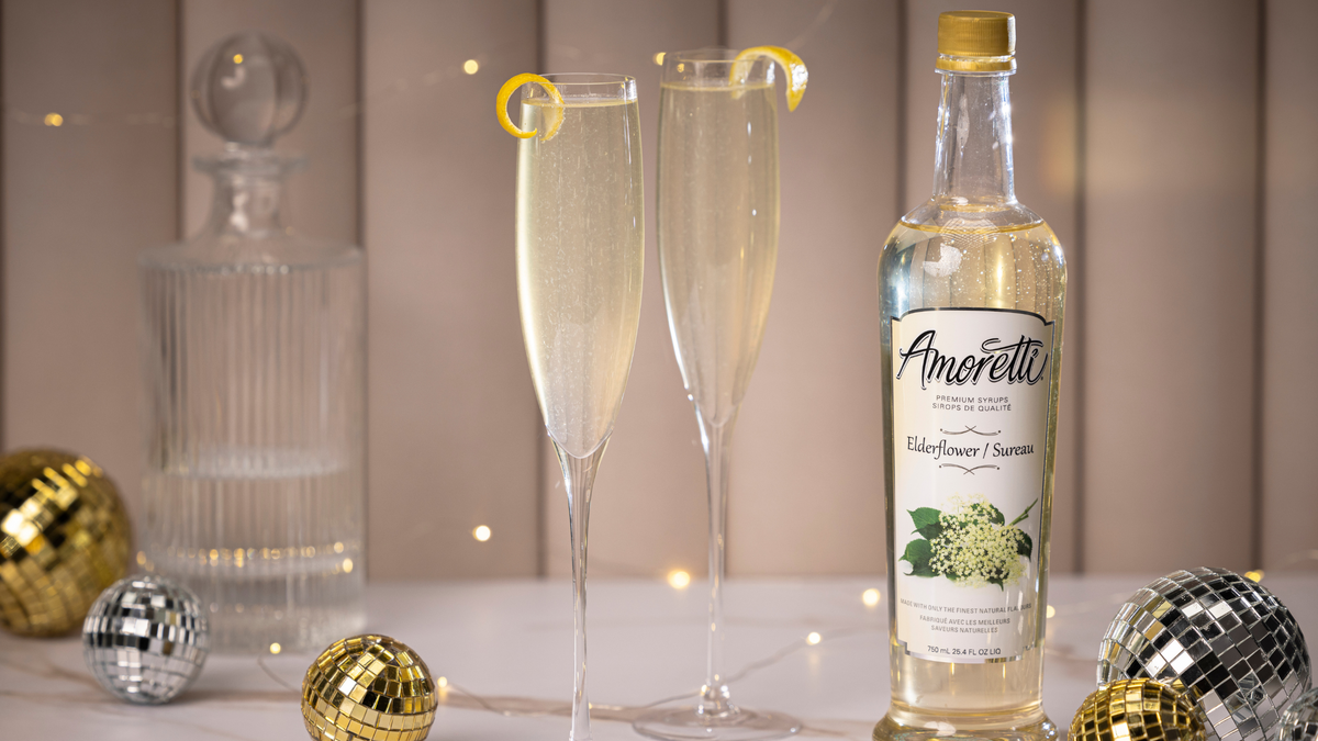 French 77 | A Floral Twist on the Classic French 75 — Amoretti