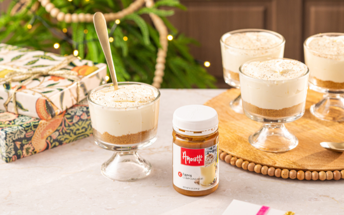 Easy Eggnog Mousse — Amoretti
