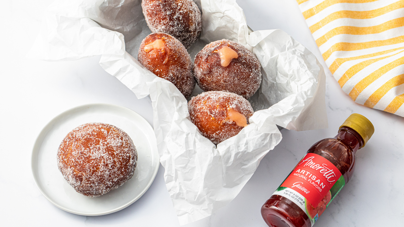 Guava Filled Donuts