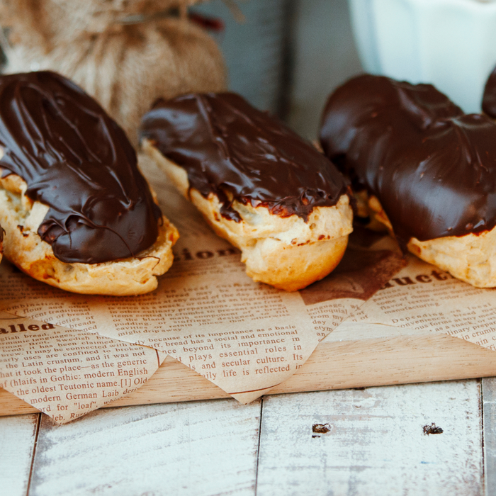 Gluten Free Cappuccino-Tiramisu Eclairs by Danielle Cochran (@thesaltlycooker)