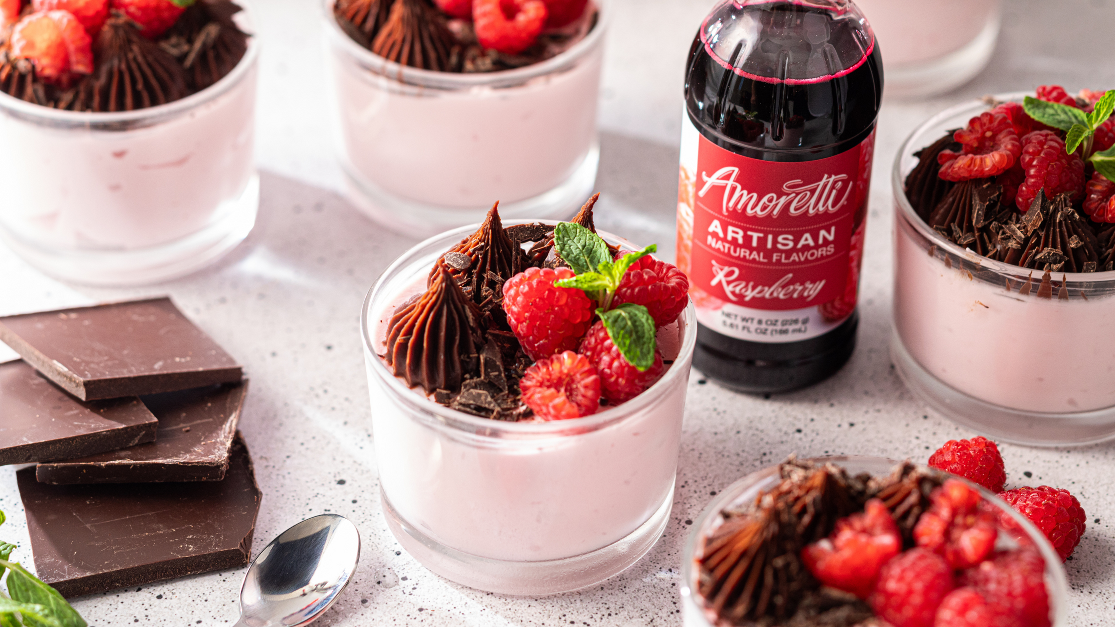 Chocolate Raspberry Mousse — Amoretti