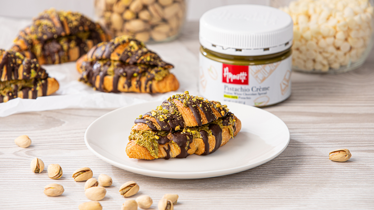Dubai Chocolate Croissant Recipe | Amoretti