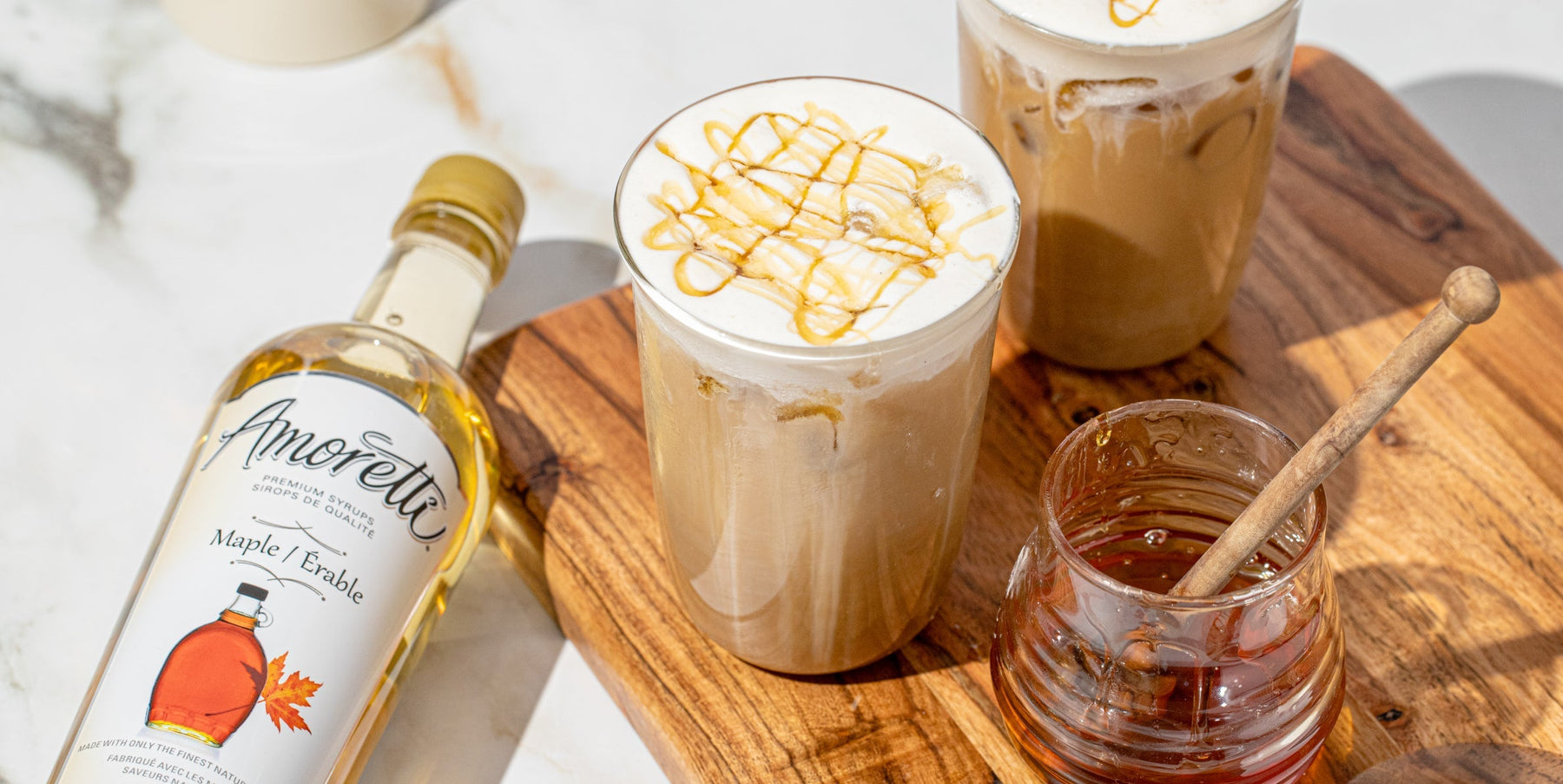 Maple Honey Iced Latte