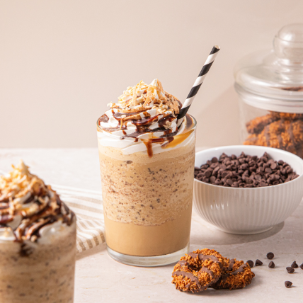 Coconut Caramel Cookie Frappé