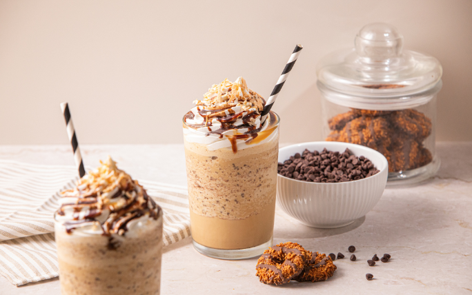 Coconut Caramel Cookie Frappé