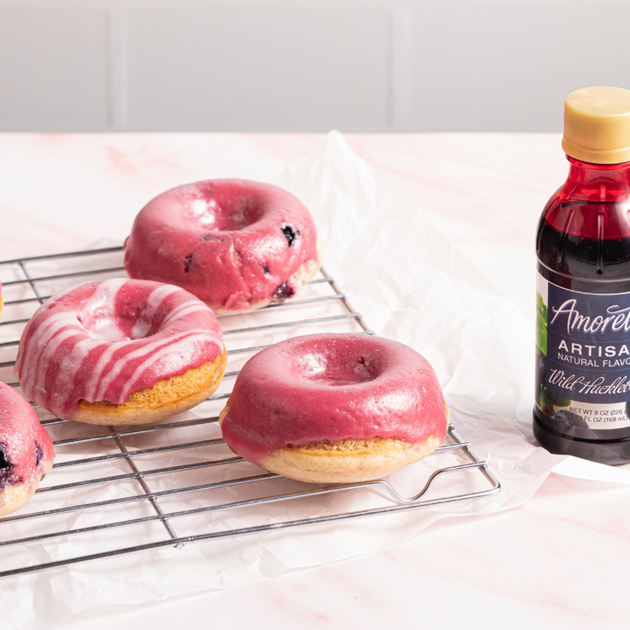 Baked Huckleberry Donuts