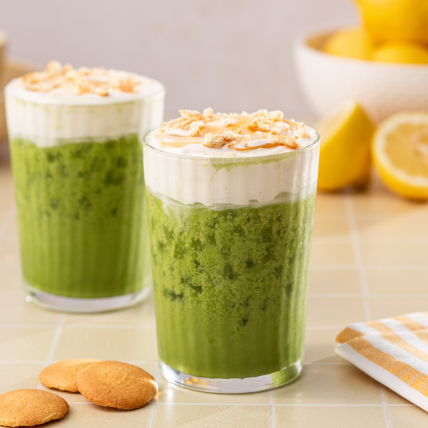 Yuzu Lemon Cookie Matcha Latte