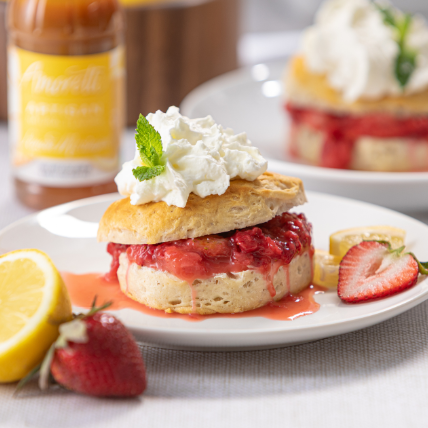 Lemon Meringue Strawberry Shortcake
