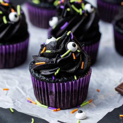 Double Chocolate Moster Cupcakes