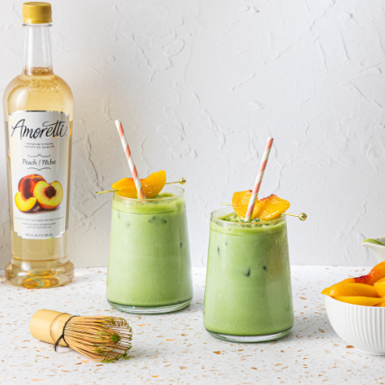 Peaches & Cream Matcha