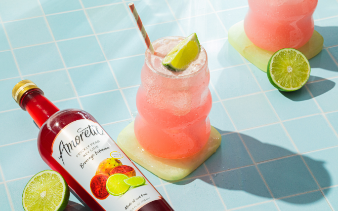 Prickly Pear Dirty Soda