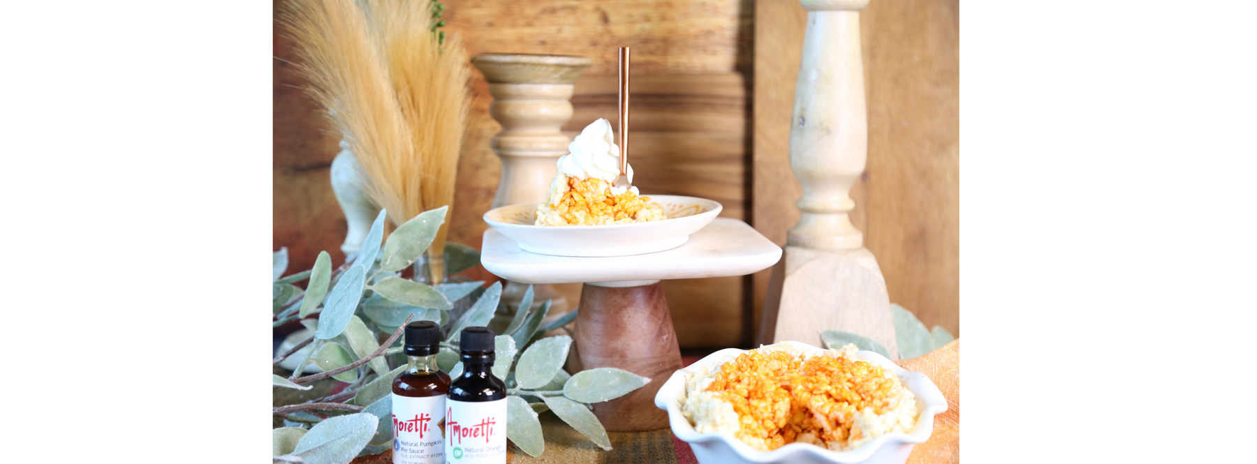 Pumpkin Pie Spice Rice Crispy Treats