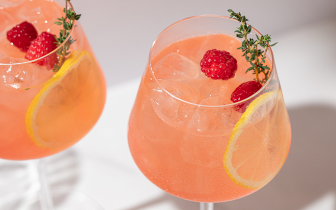 Raspberry Limoncello Spritz