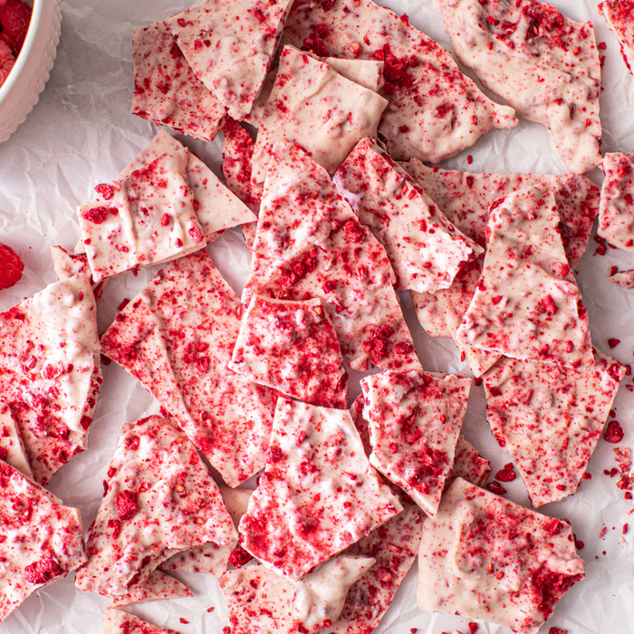 Raspberry White Chocolate Bark