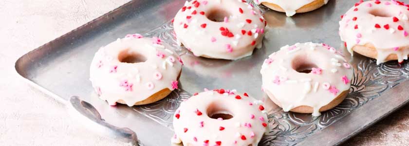 How to Make Strawberry Champagne Glazed Donuts