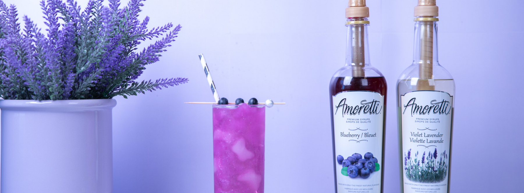 Blueberry Lavender Haze Cocktail